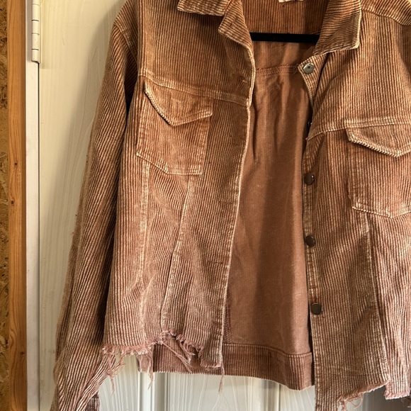 COPY - NWOT Womens corduroy Shacket/jacket size large color cocoa - Picture 2 of 6